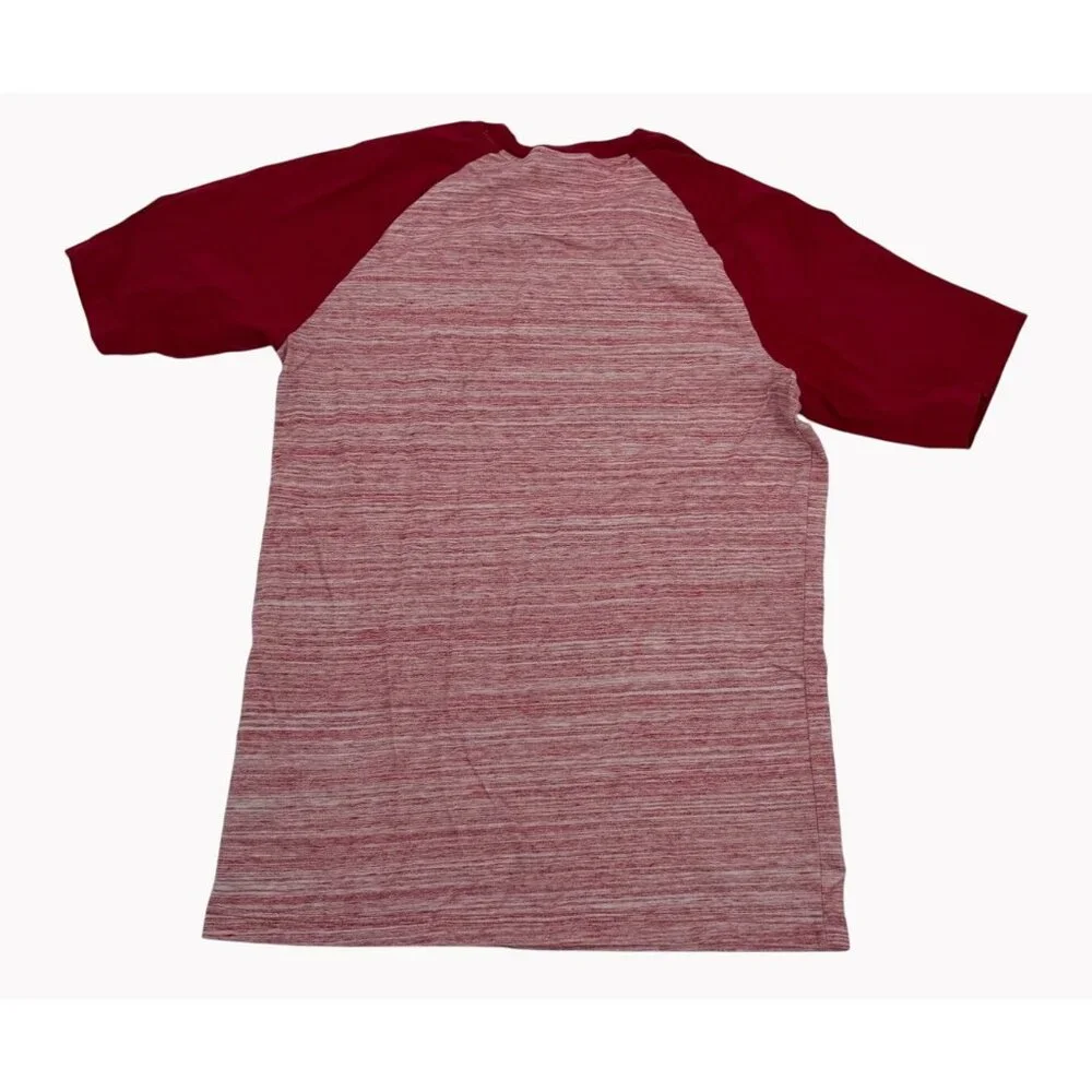 Jordan Air Mens Small Red 2 Tone Jumpman Flight T Shirt Short Sleeve